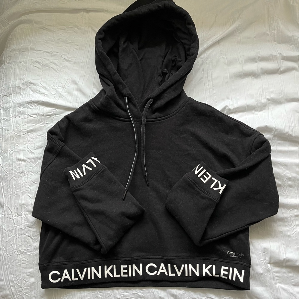 CALVIN KLEIN cropped hoodie